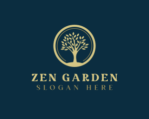 Natural Tree Plant logo design