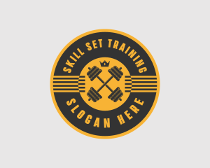 Training - Gym Training Fitness logo design