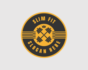 Gym Training Fitness logo design