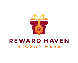 Rewards - Gift Wrapping Present logo design