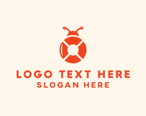 Red Insect - Bug Life Saver logo design