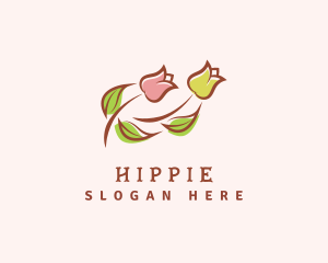 Dainty Tulip Flower Logo