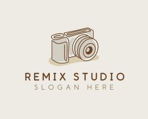 Photography Studio Camera logo design