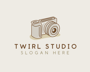 Photography Studio Camera logo design