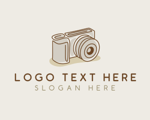 Slr - Photography Studio Camera logo design