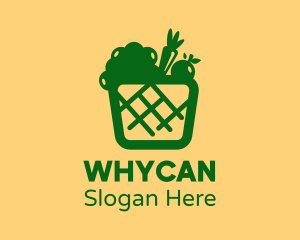 Green Vegetable Basket Logo