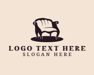 Interior Couch Furniture  Logo