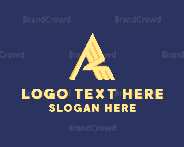 Professional Business Letter A Logo