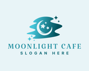 Night Sky Moonlight logo design