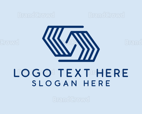 Geometric Company Letter S Logo