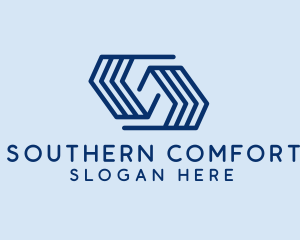 Geometric Company Letter S  logo design