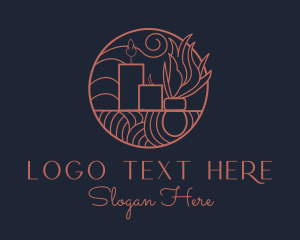 Candle - Scented Candle Interior logo design