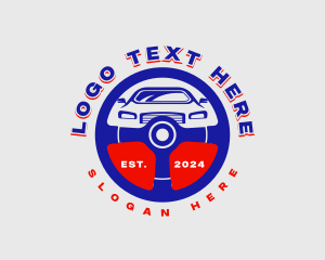 Steering Wheel - Car Steering Wheel logo design