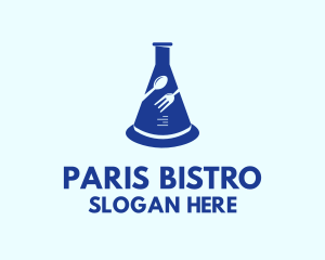 Flask Chemist Restaurant logo design