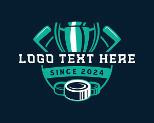 Tournament - Hockey Puck Tournament logo design