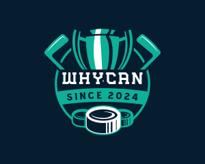 Hockey Puck Tournament  logo design