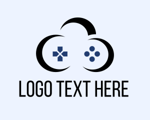 Console - Game Controller Cloud logo design