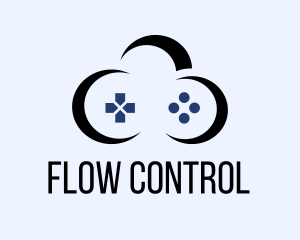 Game Controller Cloud logo design