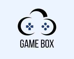 Xbox - Game Controller Cloud logo design