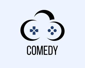 Gaming - Game Controller Cloud logo design