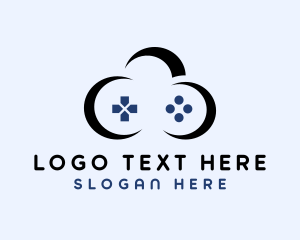 Game Controller Cloud logo design