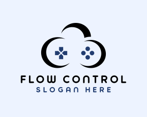 Game Controller Cloud logo design