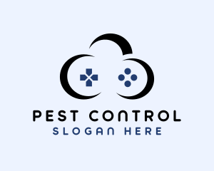 Game Controller Cloud logo design