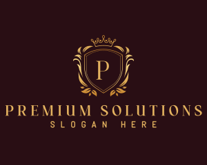 Premium Royal Shield logo design