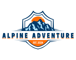 Mountain Adventure Campsite logo design