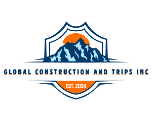 Adventure - Mountain Adventure Campsite logo design