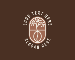 Badge - Coffee Bean Tree logo design