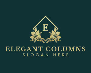 Elegant Botanical Flower logo design