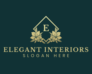 Elegant Botanical Flower logo design