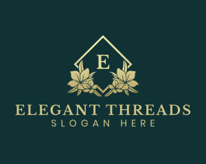 Elegant Botanical Flower logo design