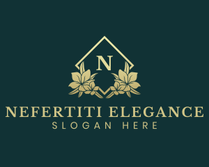 Elegant Botanical Flower logo design