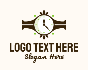 Time - Wall Clock Decoration logo design