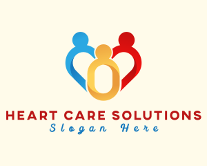 Family Heart Foundation logo design