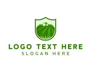 Home Improvement - Garden Landscaping Field logo design