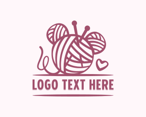 Yarn - Crochet Crafts Knitting logo design