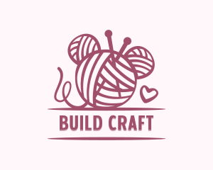 Crochet Crafts Knitting logo design