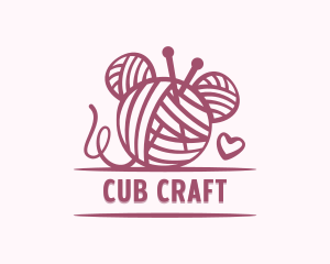 Crochet Crafts Knitting logo design