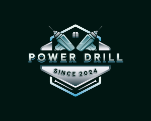 Builder Construction Drill logo design