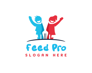 Children Fork Welfare logo design