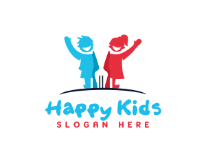 Children Fork Welfare logo design