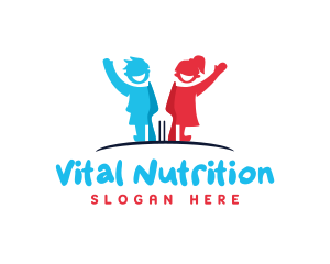 Children Fork Welfare logo design