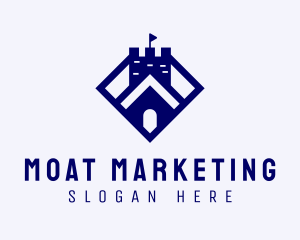 Moat - Fort House Property logo design