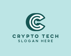 Crypto - Digital Fintech Crypto logo design