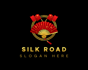 Asian Hand Fan logo design