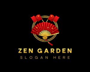 Asian Hand Fan logo design