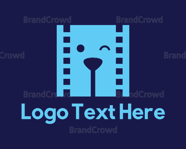 Filmstrip Dog Video Logo